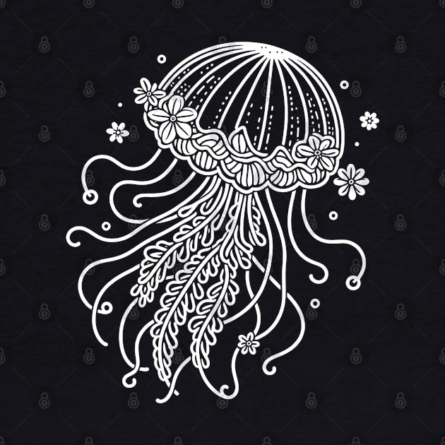 Floral Jellyfish by InfiniteZone